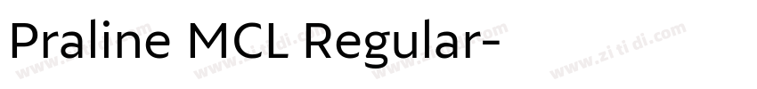 Praline MCL Regular字体转换